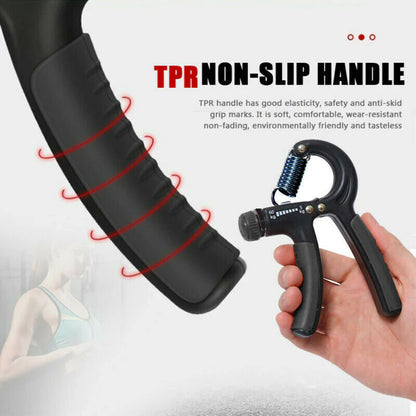 Adjustable Hand Grip Strength Trainer for Enhanced Grip and Wrist Strengthening