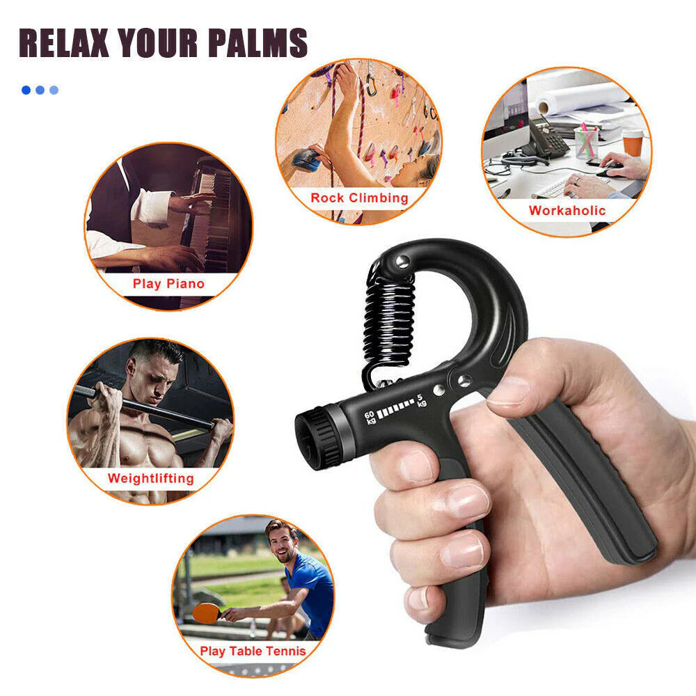 Adjustable Hand Grip Strength Trainer for Enhanced Grip and Wrist Strengthening